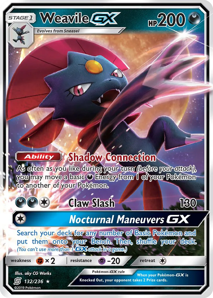 Weavile GX · Unified Minds 132/236