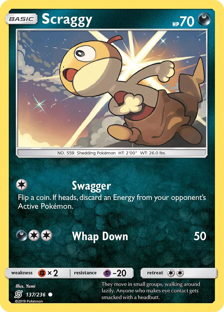 Scraggy · Unified Minds 137/236