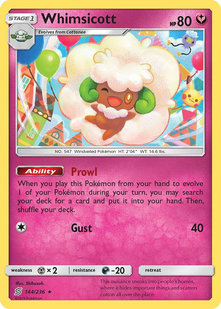 Whimsicott · Unified Minds 144/236