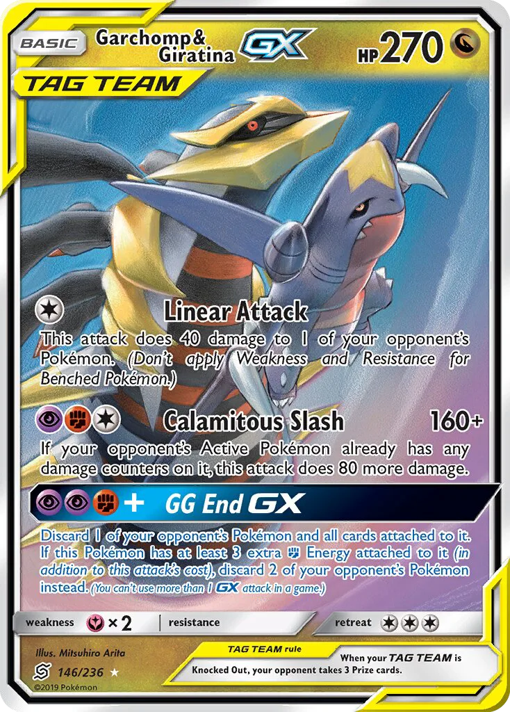Garchomp & Giratina GX · Unified Minds 146/236