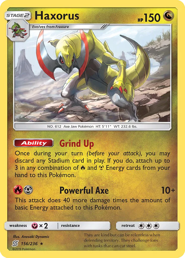 Haxorus · Unified Minds 156/236