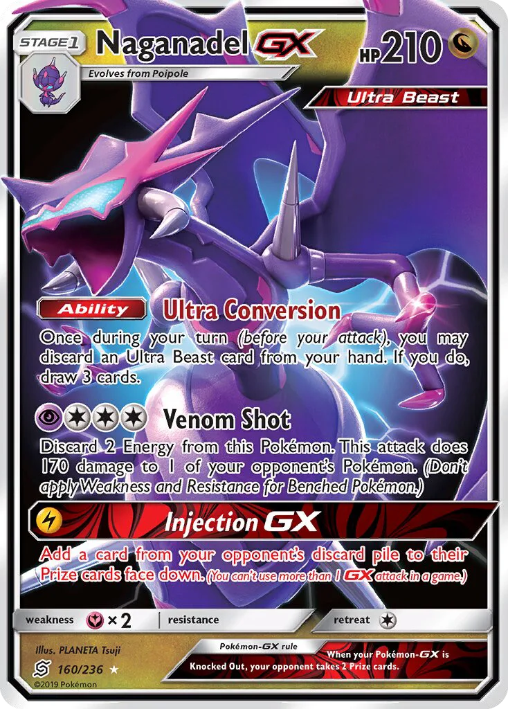 Naganadel GX · Unified Minds 160/236