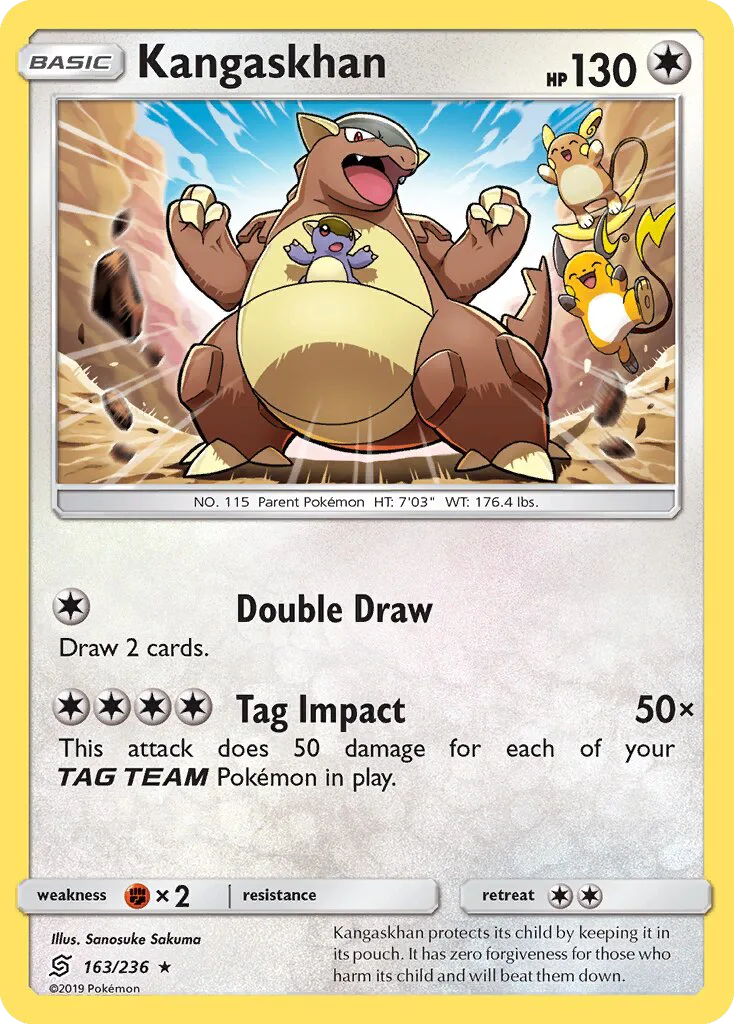 Kangaskhan · Unified Minds 163/236