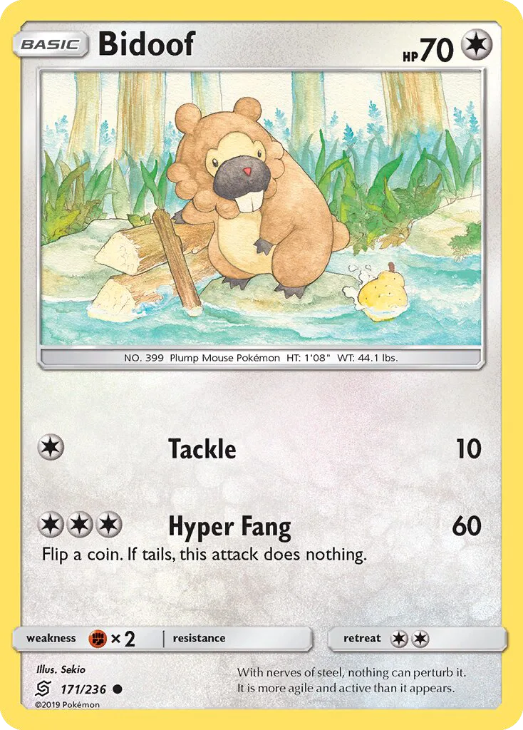 Bidoof · Unified Minds 171/236