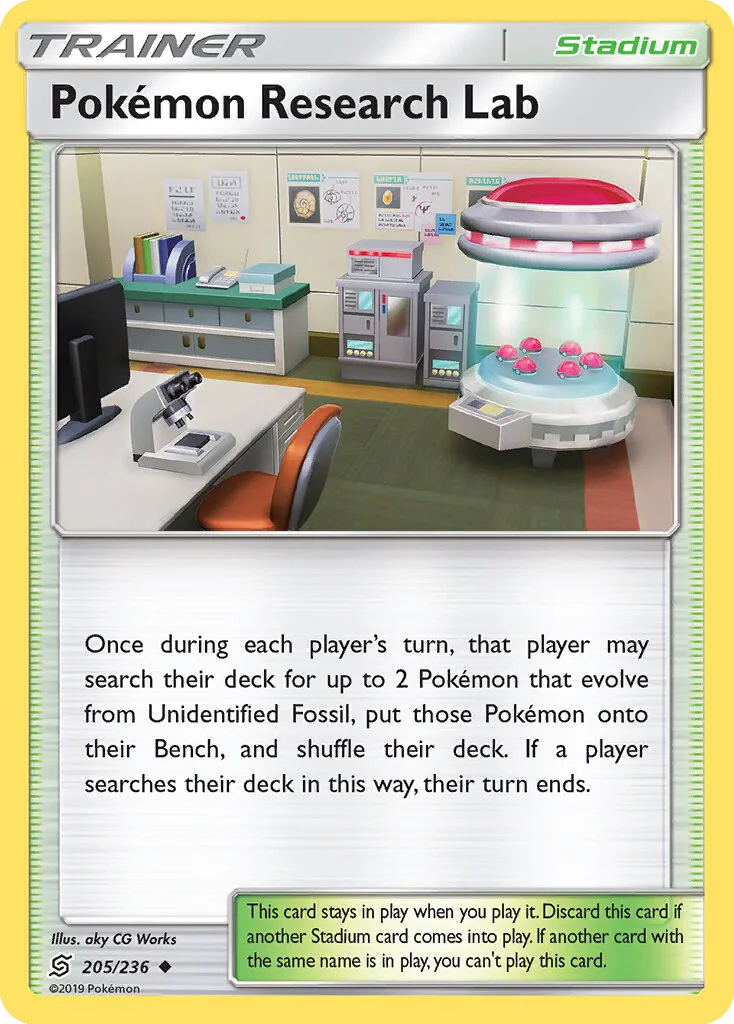 Pokémon Research Lab · Unified Minds 205/236