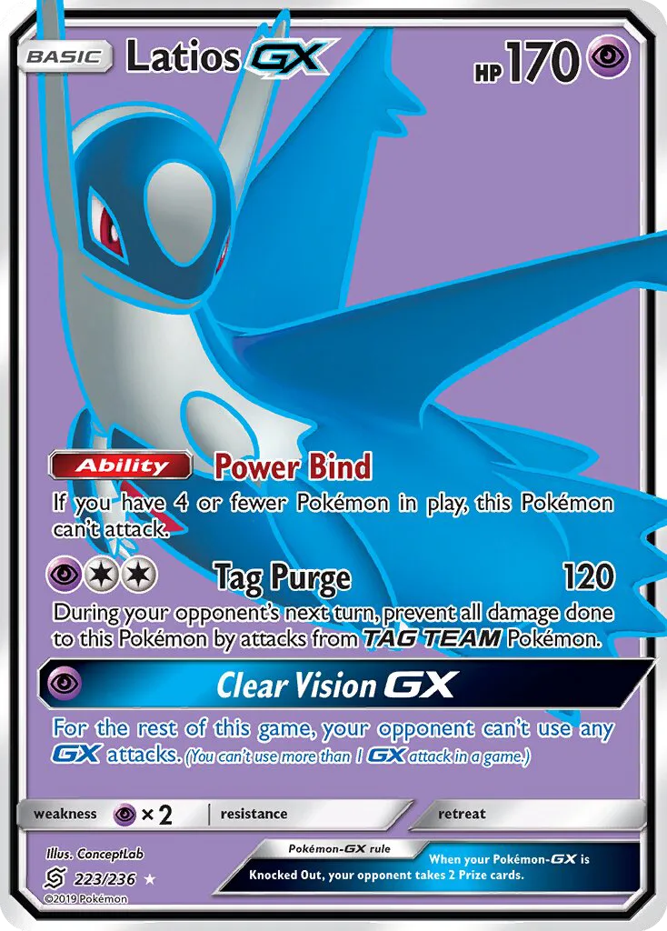 Latios GX · Unified Minds 223/236