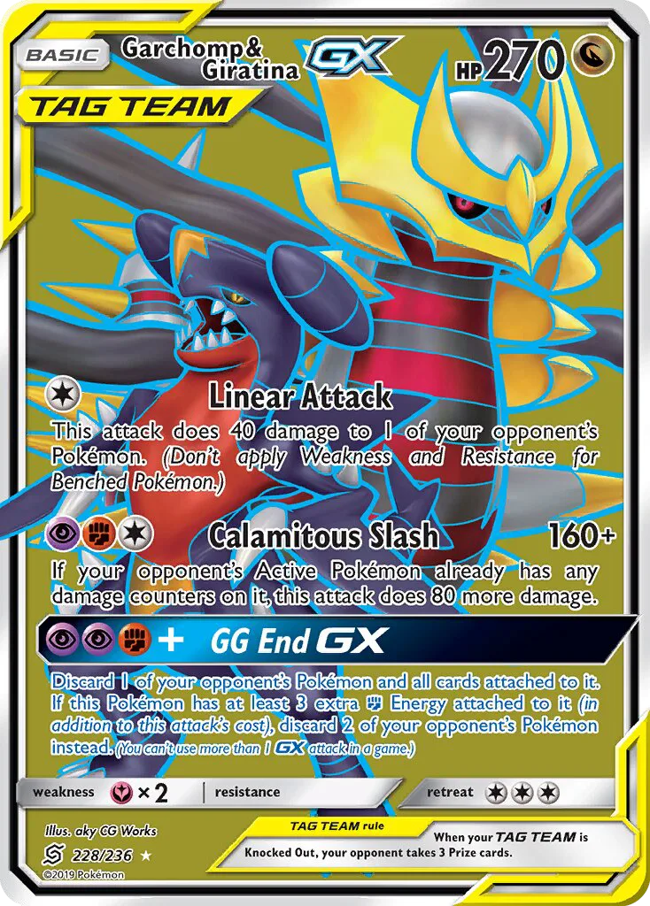 Garchomp & Giratina GX · Unified Minds 228/236