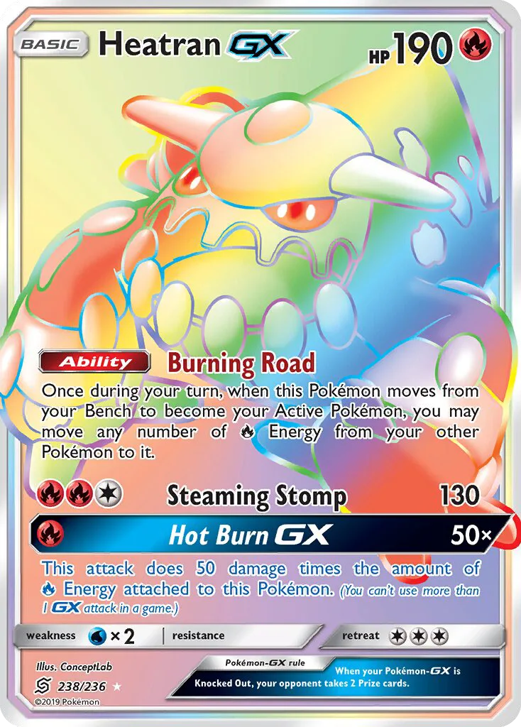 Heatran GX · Unified Minds 238/236