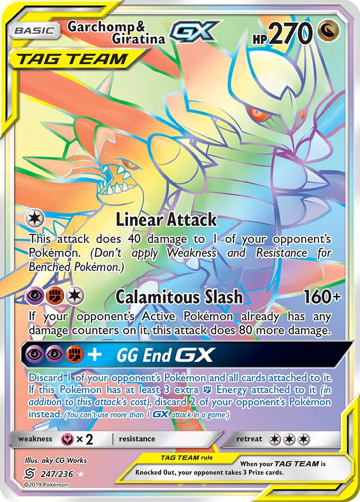Garchomp & Giratina GX · Unified Minds 247/236