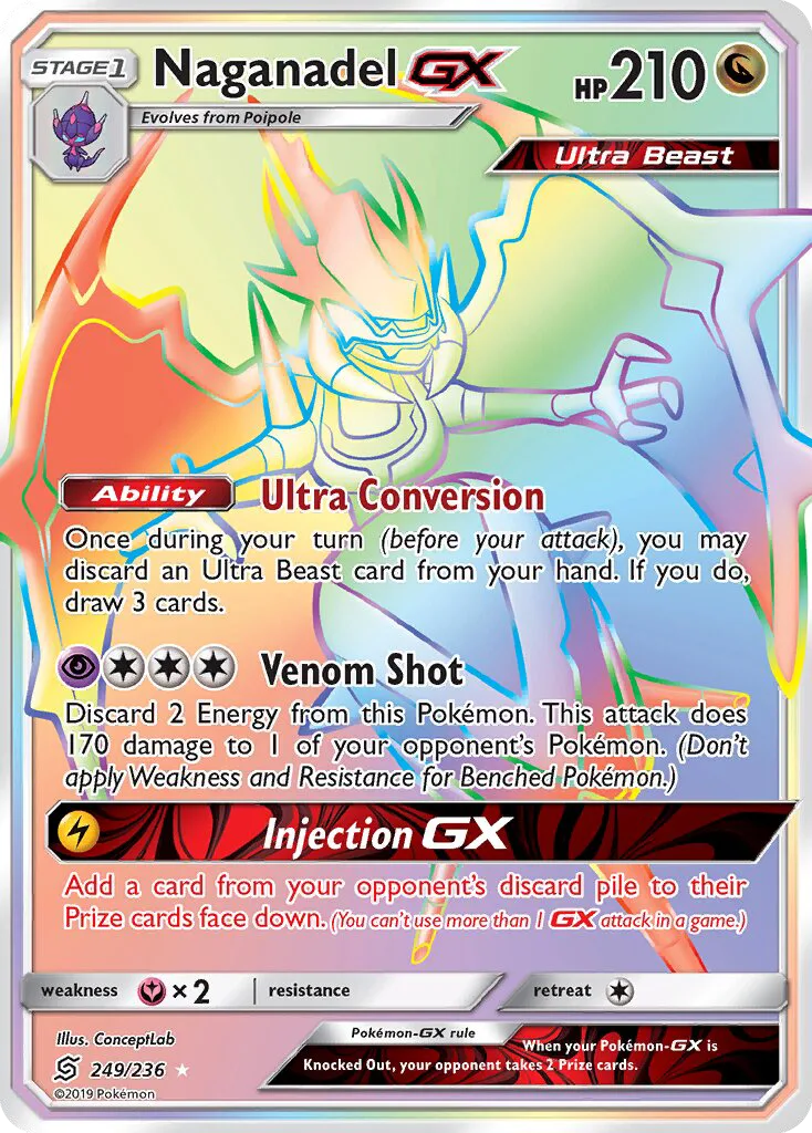 Naganadel GX · Unified Minds 249/236