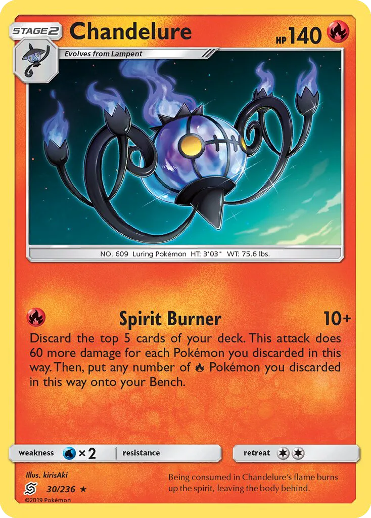 Chandelure · Unified Minds 30/236