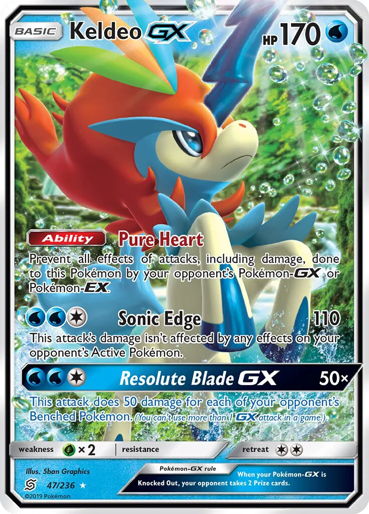 Keldeo GX · Unified Minds 47/236