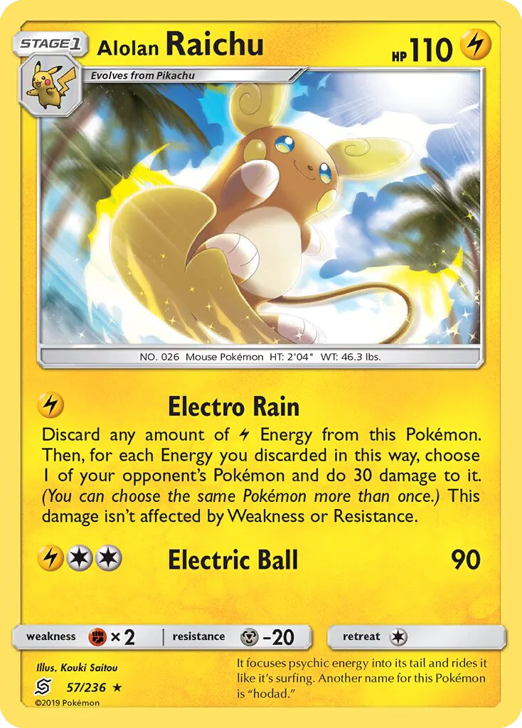 Alolan Raichu · Unified Minds 57/236