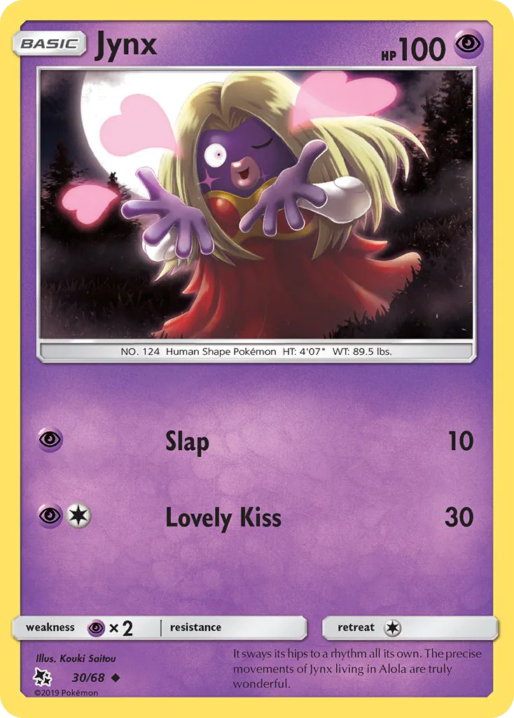 Jynx · Hidden Fates 30/68