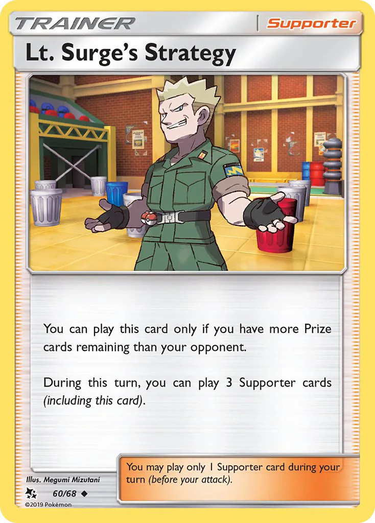 Lt. Surge’s Strategy · Hidden Fates 60/68