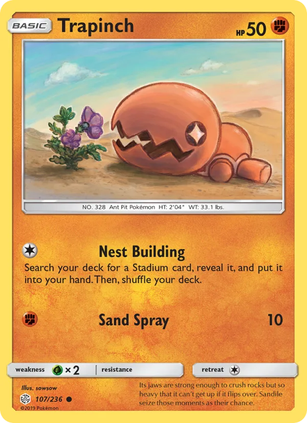 Trapinch · Cosmic Eclipse 107/236