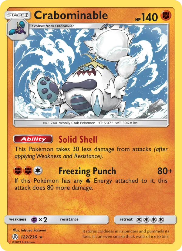 Crabominable · Cosmic Eclipse 122/236