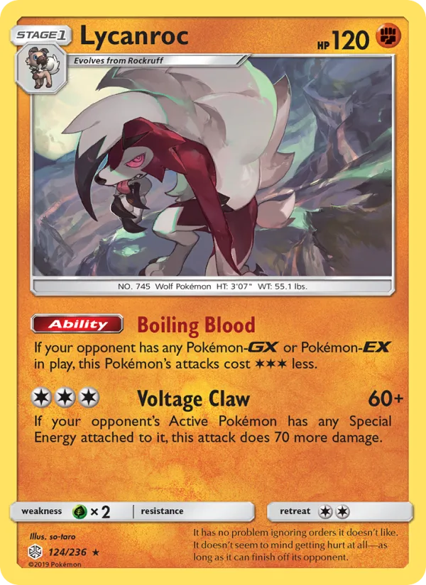 Lycanroc · Cosmic Eclipse 124/236