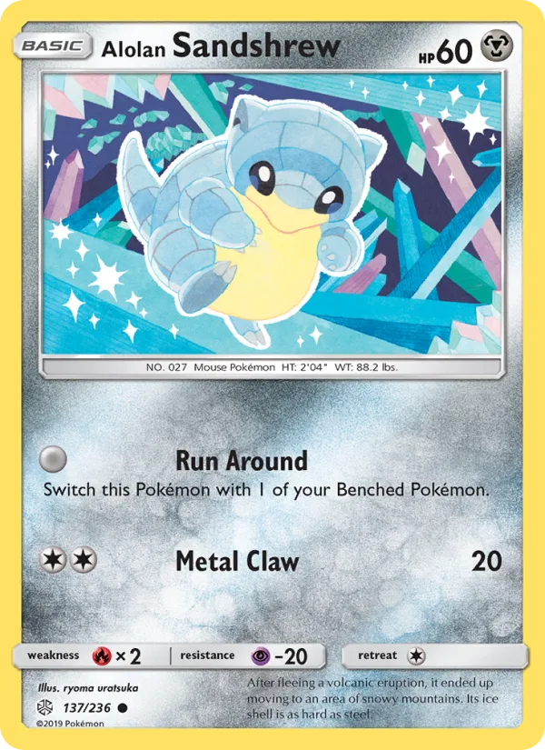 Alolan Sandshrew · Cosmic Eclipse 137/236