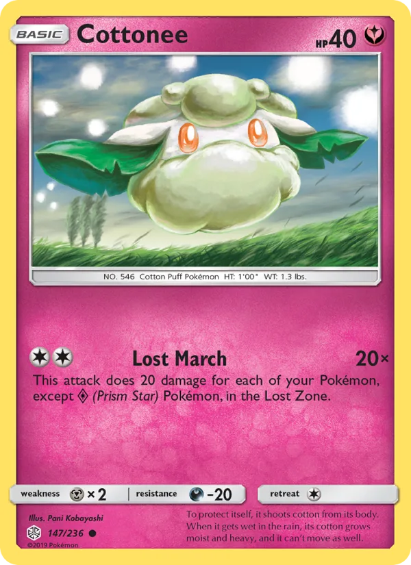 Cottonee · Cosmic Eclipse 147/236