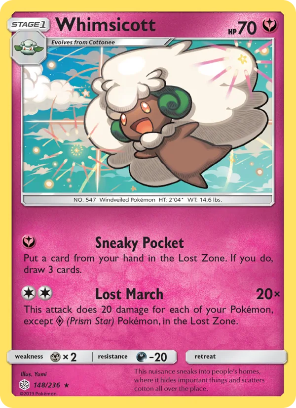 Whimsicott · Cosmic Eclipse 148/236