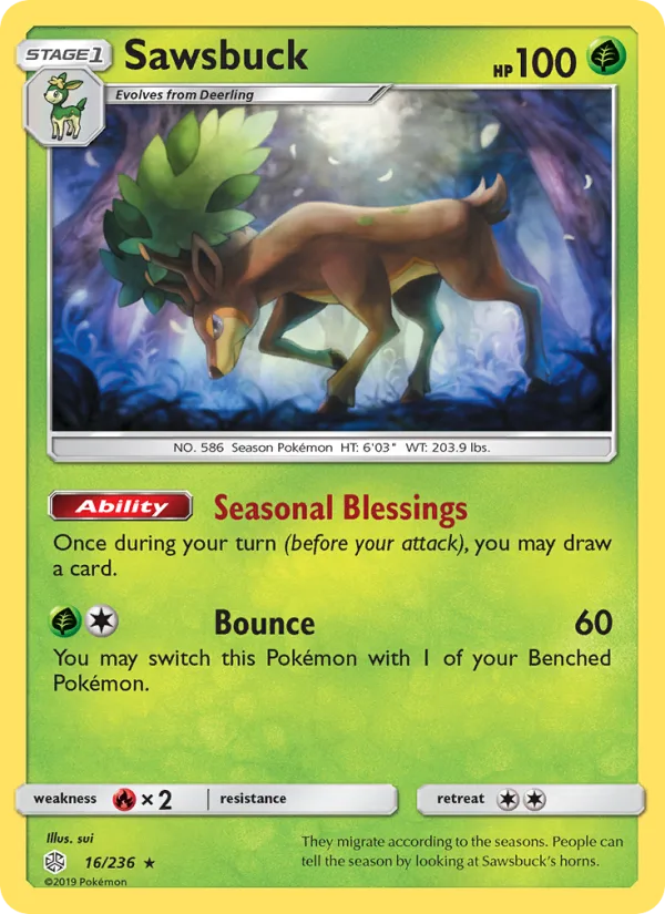 Sawsbuck · Cosmic Eclipse 16/236