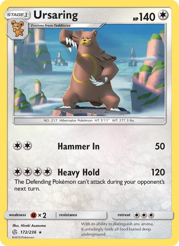 Ursaring · Cosmic Eclipse 172/236