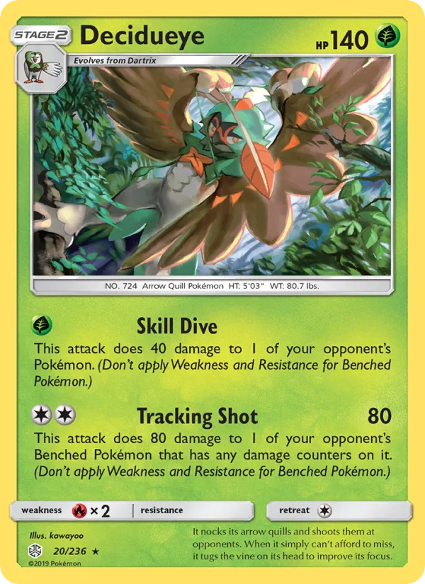 Decidueye · Cosmic Eclipse 20/236