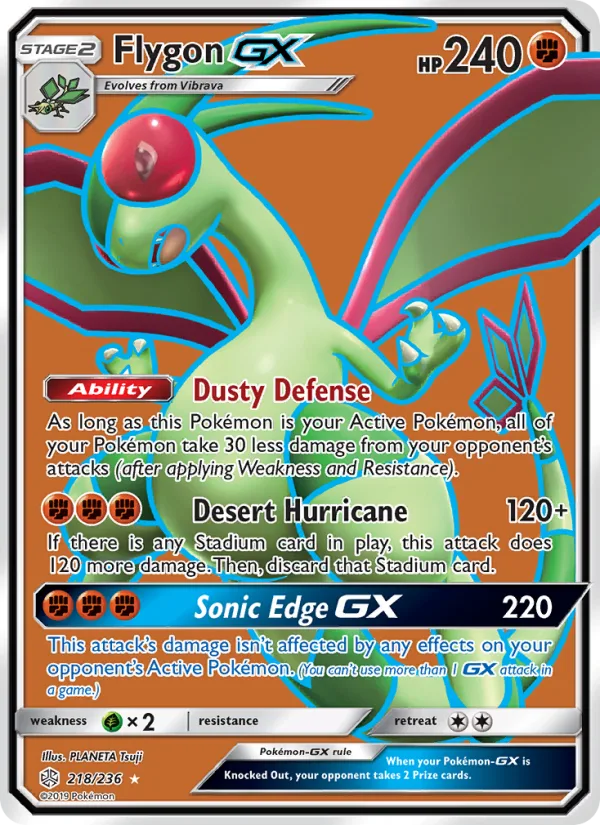 Flygon GX · Cosmic Eclipse 218/236
