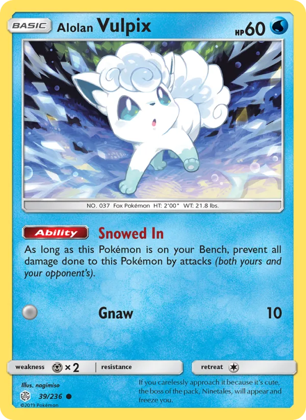 Alolan Vulpix · Cosmic Eclipse 39/236