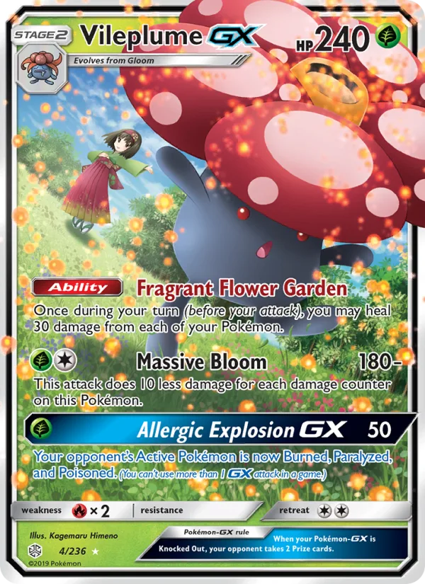 Vileplume GX · Cosmic Eclipse 4/236
