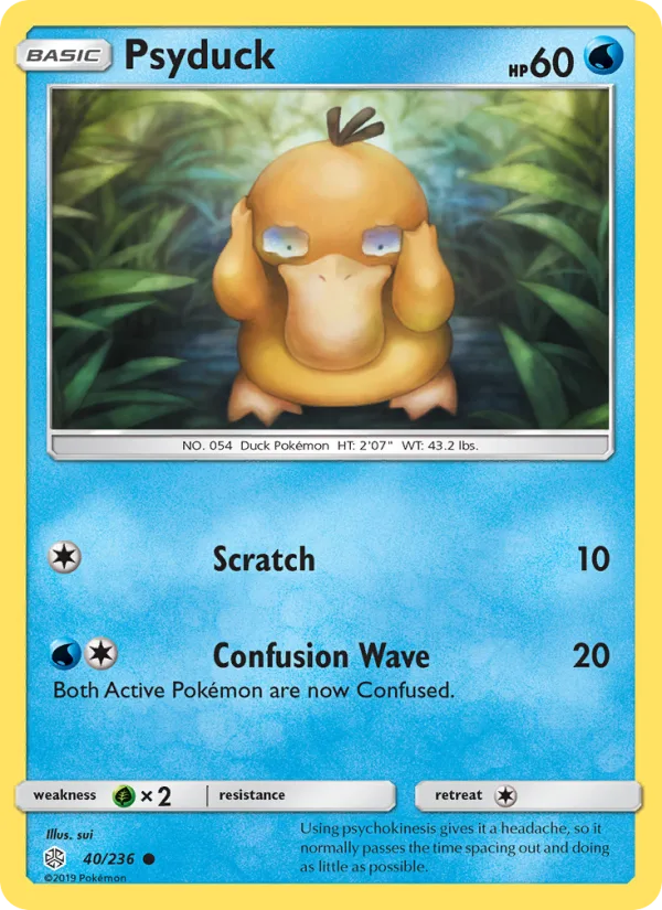 Psyduck · Cosmic Eclipse 40/236