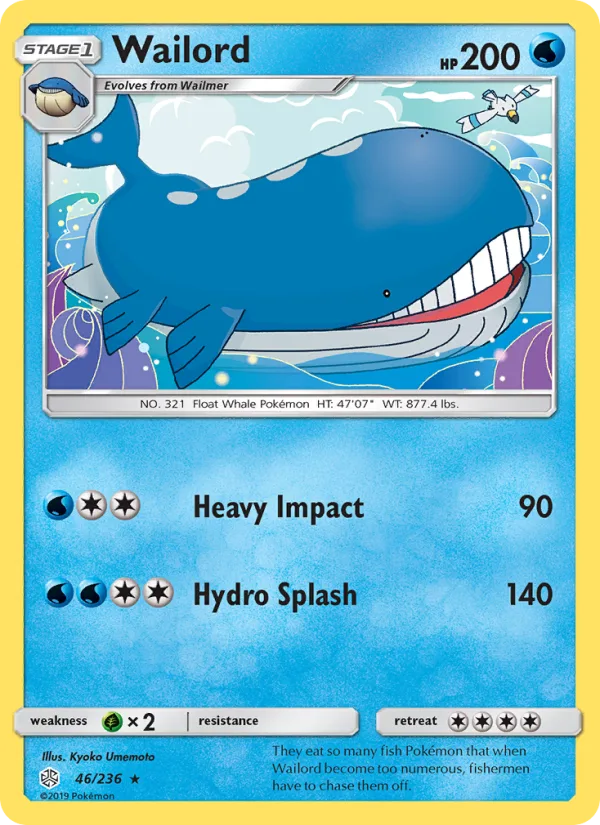 Wailord · Cosmic Eclipse 46/236