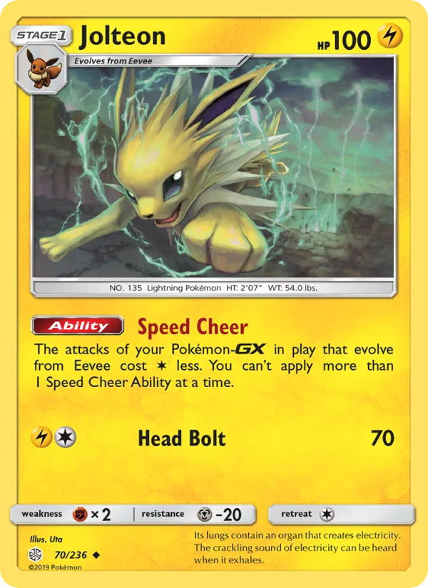 Jolteon · Cosmic Eclipse 70/236