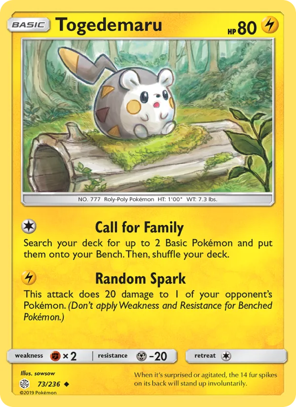 Togedemaru · Cosmic Eclipse 73/236