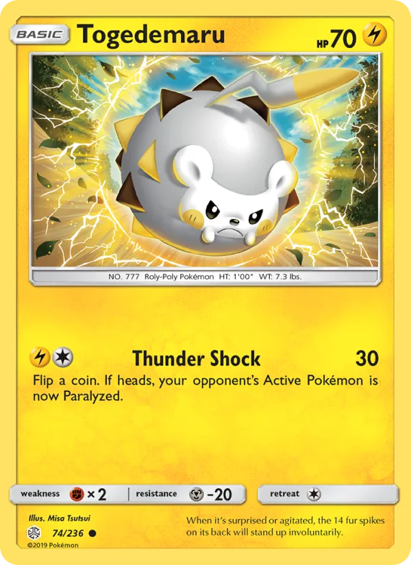Togedemaru · Cosmic Eclipse 74/236
