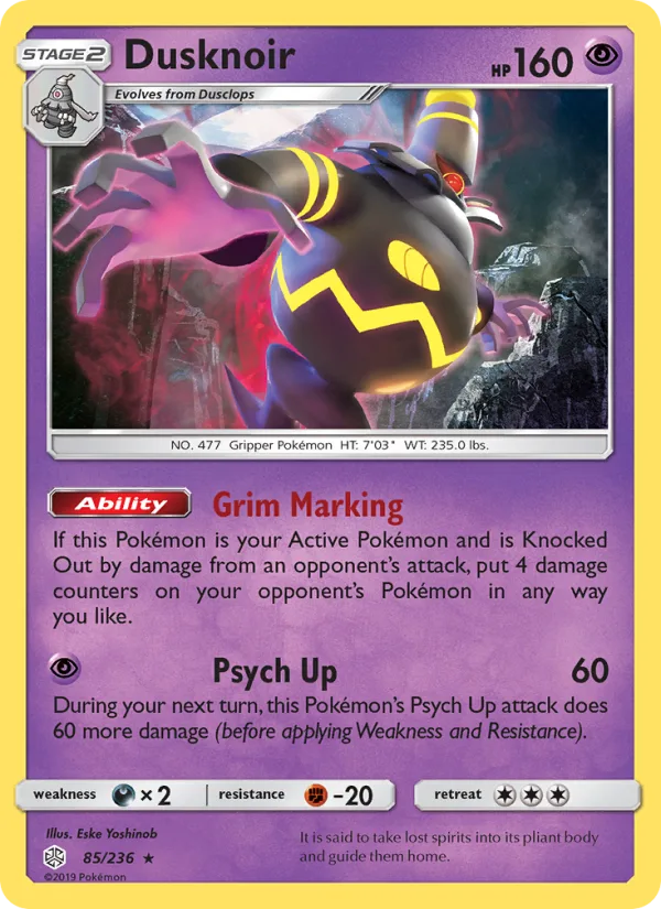 Dusknoir · Cosmic Eclipse 85/236