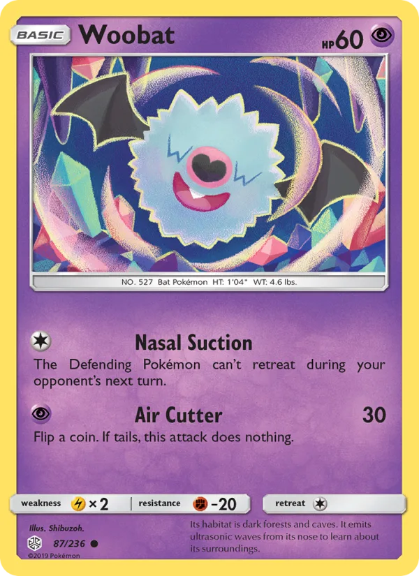 Woobat · Cosmic Eclipse 87/236