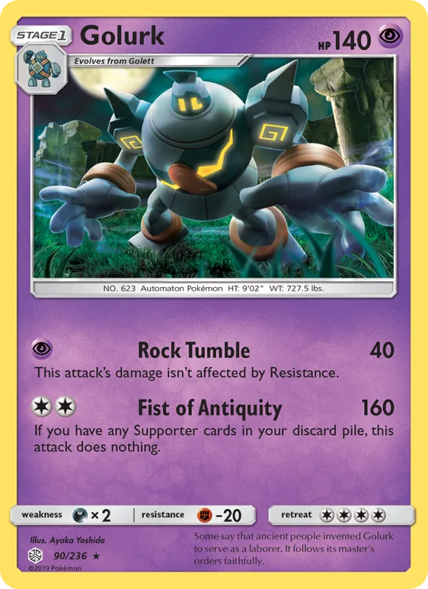 Golurk · Cosmic Eclipse 90/236