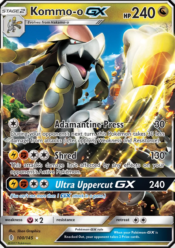Kommo-o GX · Guardians Rising 100/145