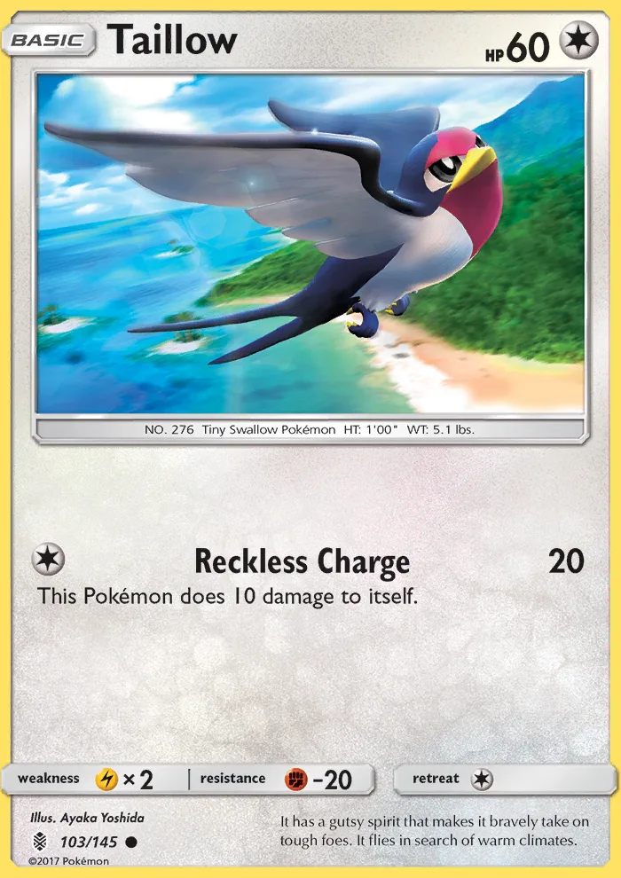 Taillow · Guardians Rising 103/145