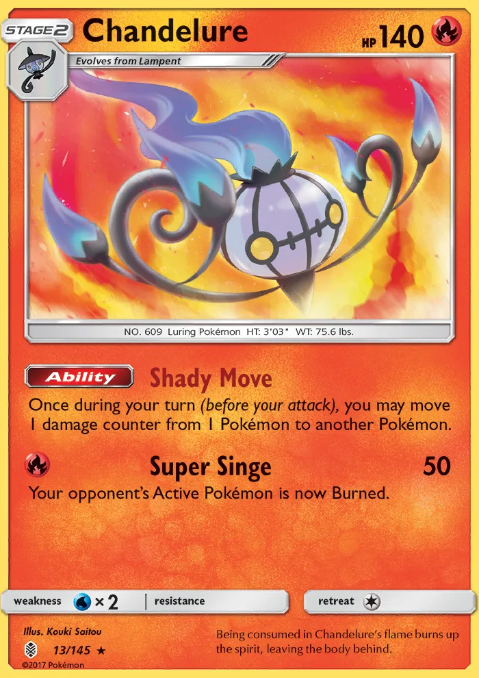 Chandelure · Guardians Rising 13/145