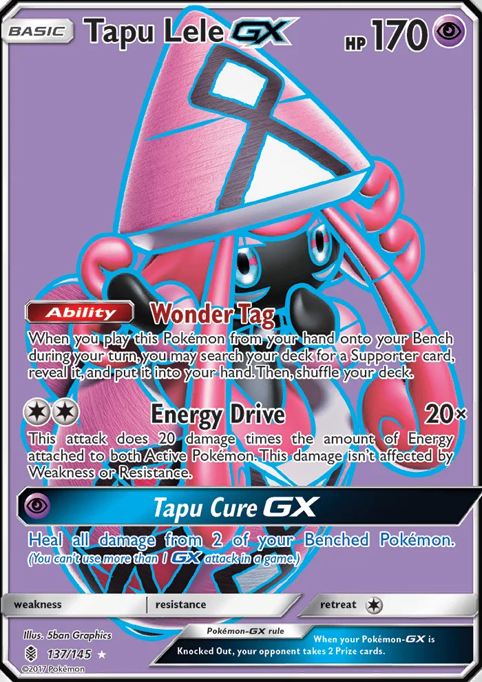 Tapu Lele GX · Guardians Rising 137/145
