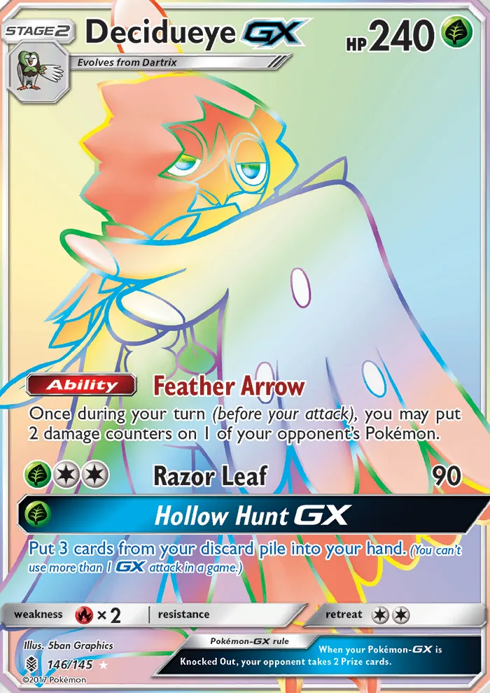 Decidueye GX · Guardians Rising 146/145