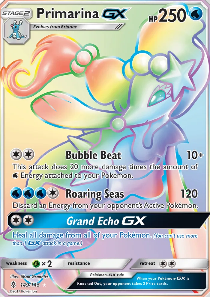 Primarina GX · Guardians Rising 149/145
