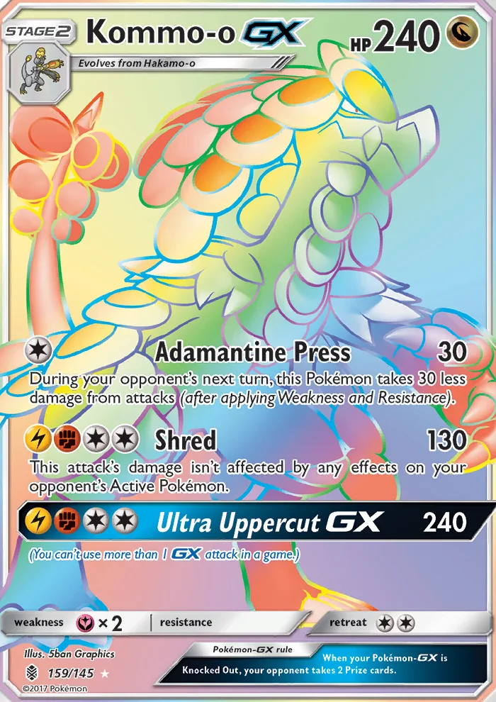 Kommo-o GX · Guardians Rising 159/145