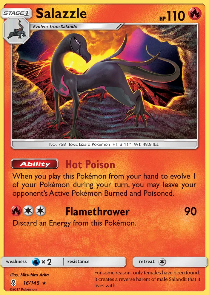 Salazzle · Guardians Rising 16/145