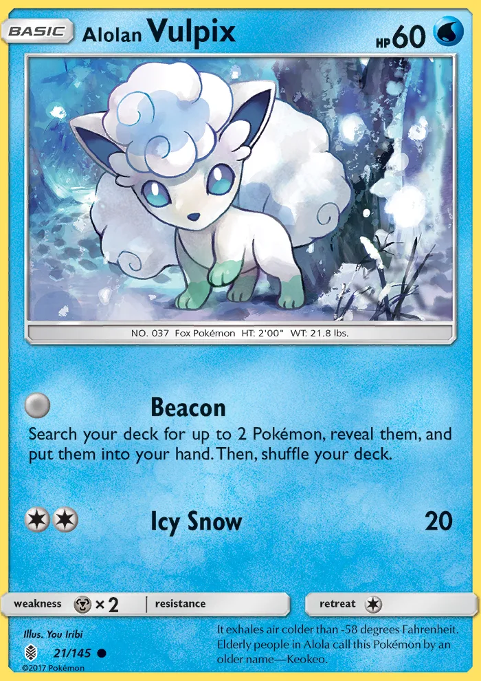 Alolan Vulpix · Guardians Rising 21/145