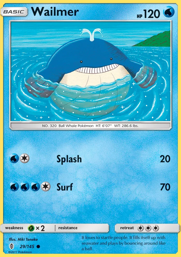 Wailmer · Guardians Rising 29/145