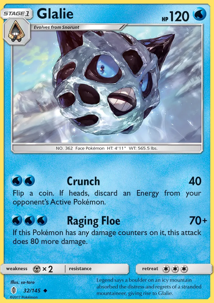 Glalie · Guardians Rising 32/145